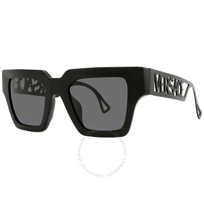 نظارة شمسية مربعة رمادية داكنة للنساء من فيرساتشي