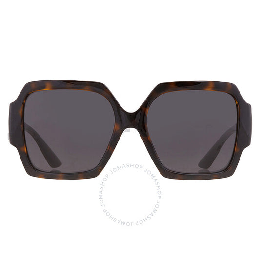 Versace, Dark Grey Square Ladies Sunglasses