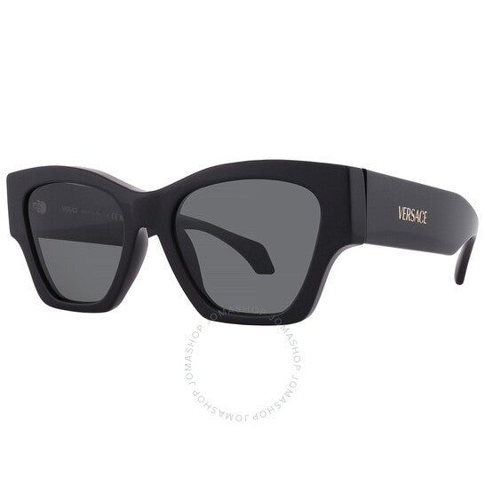Versace, Dark Grey Square Ladies Sunglasses