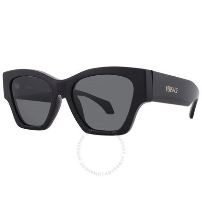Versace, Dark Grey Square Ladies Sunglasses