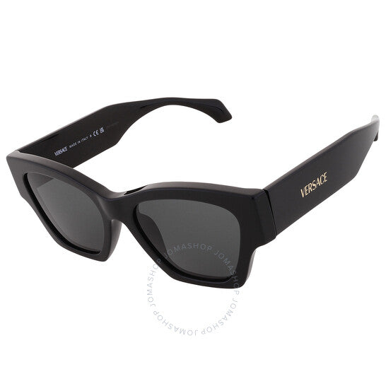 Versace, Dark Grey Square Ladies Sunglasses