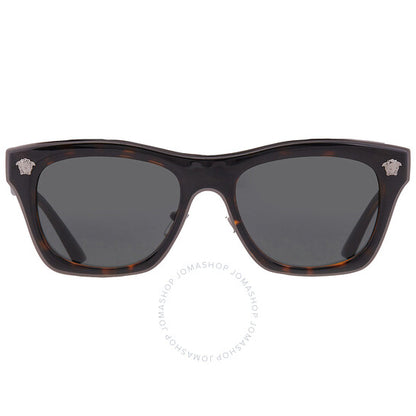 Versace, Dark Grey Square Men's Sunglasses