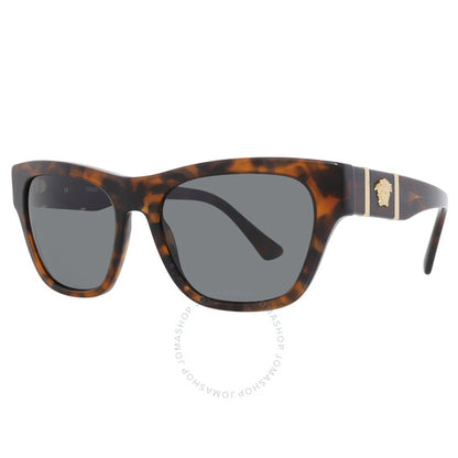 نظارة شمسية مربعة رمادية داكنة للرجال من فيرساتشي