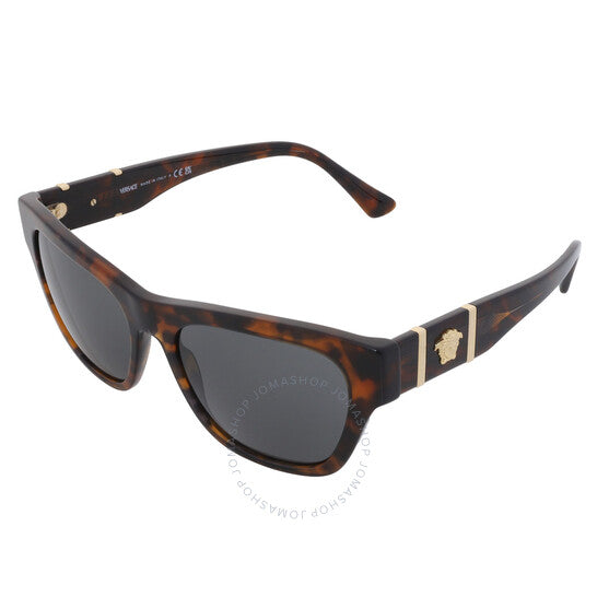 نظارة شمسية مربعة رمادية داكنة للرجال من فيرساتشي