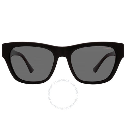 نظارة شمسية مربعة رمادية داكنة للرجال من فيرساتشي