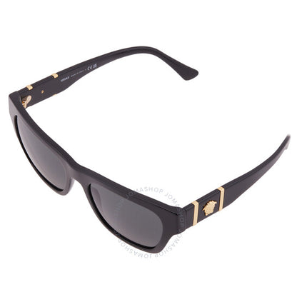 نظارة شمسية مربعة رمادية داكنة للرجال من فيرساتشي