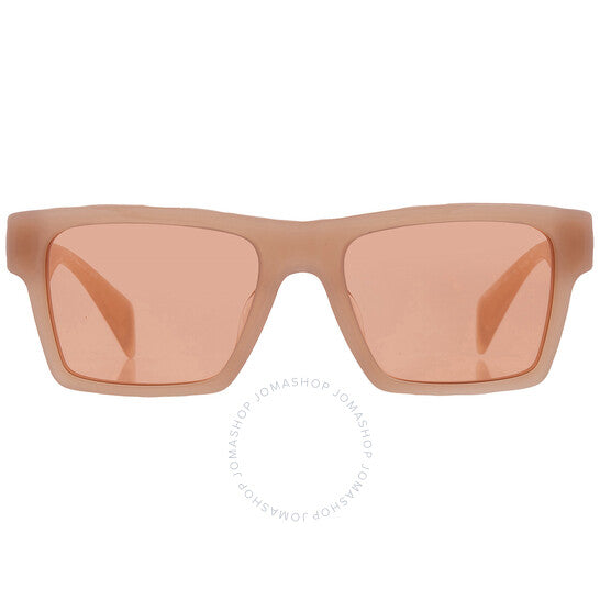 نظارة شمسية مربعة برتقالية داكنة للرجال من فيرساتشي
