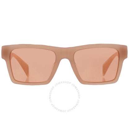 نظارة شمسية مربعة برتقالية داكنة للرجال من فيرساتشي