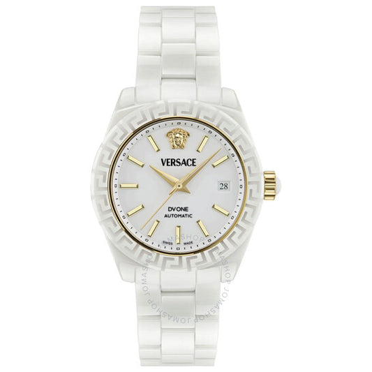 Versace, DV One Automatic White Dial Men's Watch