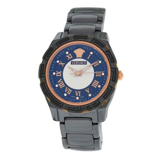 Versace, DV One Glamour Quartz Black Dial Ladies Watch
