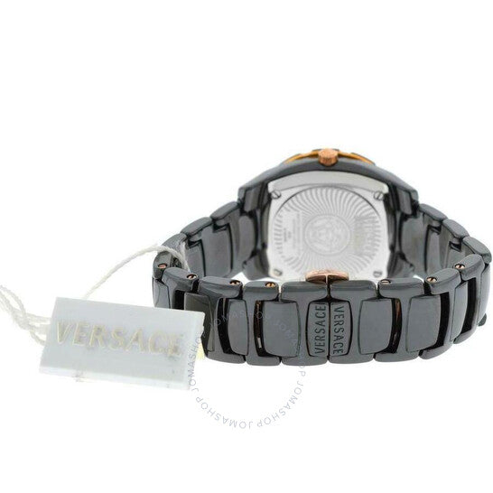Versace, DV One Glamour Quartz Black Dial Ladies Watch