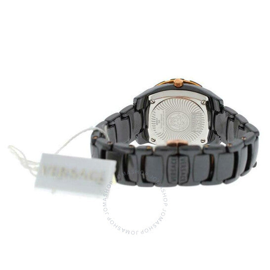 Versace, DV One Glamour Quartz Black Dial Ladies Watch