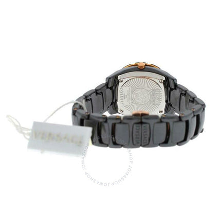 Versace, DV One Glamour Quartz Black Dial Ladies Watch