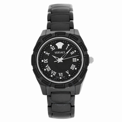 Versace, DV One Quartz Black Dial Ladies Watch