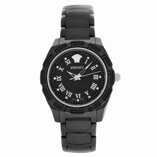 Versace, DV One Quartz Black Dial Ladies Watch