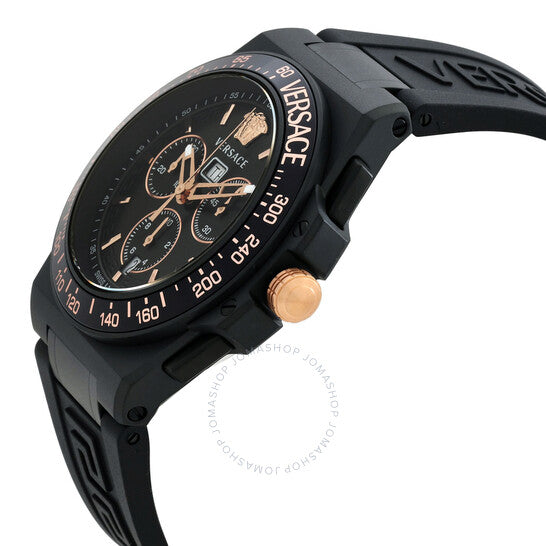 Versace, Greca Extreme Chronograph Quartz Black Dial Men's Watch