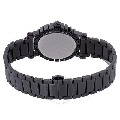 ساعة فيرساتشي جريك جلام كوارتز للرجال بمينا زرقاء