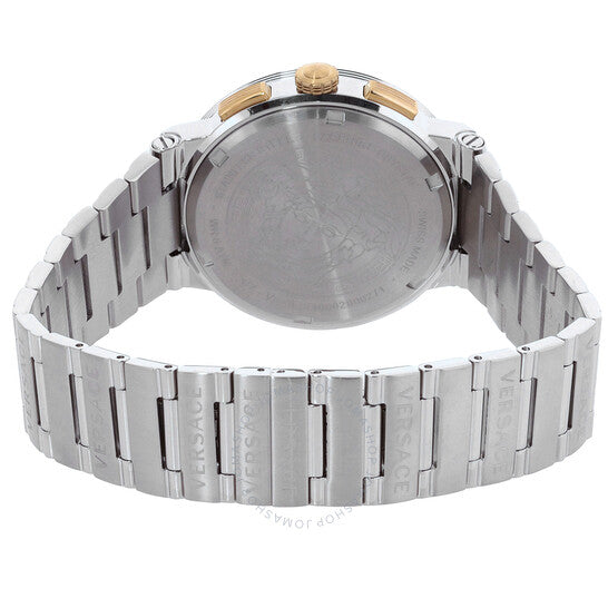 Versace, Greca Logo Chronograph Quartz Blue Dial Men's Watch