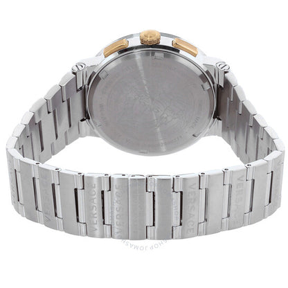 Versace, Greca Logo Chronograph Quartz Blue Dial Men's Watch