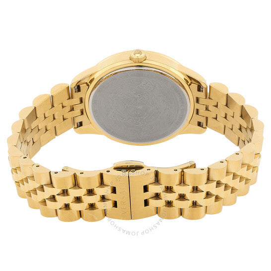 ساعة فيرساتشي جريكاسي سيجنتشر سوداء للنساء