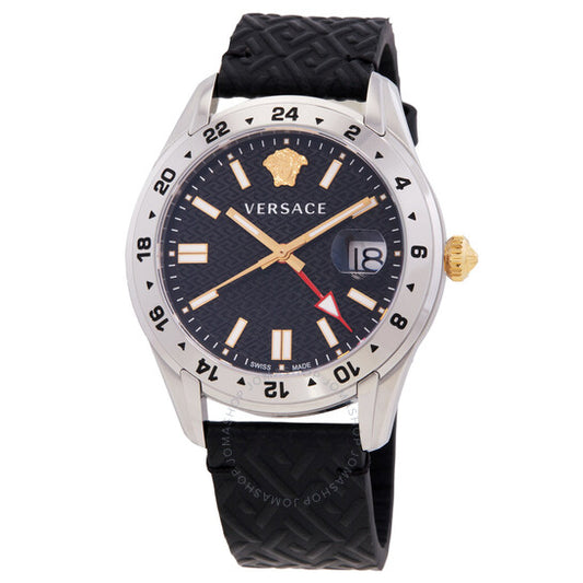 ساعة فيرساتشي، Greca Time GMT كوارتز للرجال