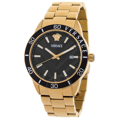 Versace, Greca Urban Quartz Black Dial Men's Watch