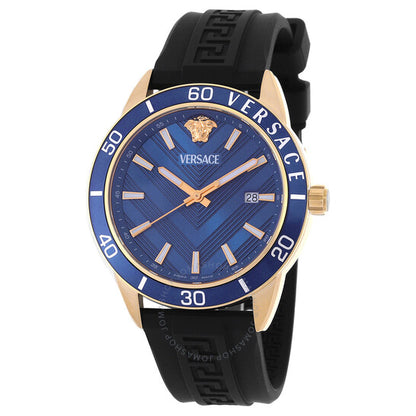 Versace, Greca Urban Quartz Blue Dial Men's Watch
