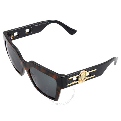 نظارة شمسية نسائية من فيرساتشي، بتصميم فراشة رمادية