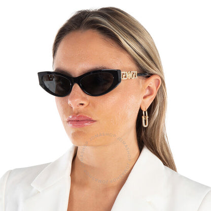 Versace, Grey Cat Eye Ladies Sunglasses