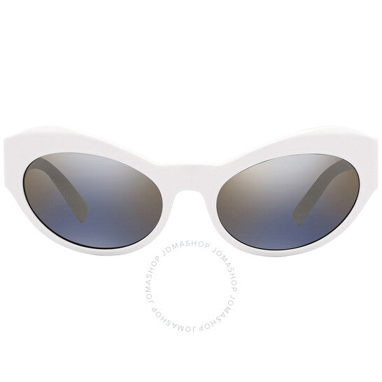 Versace, Grey Mirror Gradient Cat Eye Ladies Sunglasses