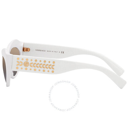 Versace, Grey Mirror Gradient Cat Eye Ladies Sunglasses