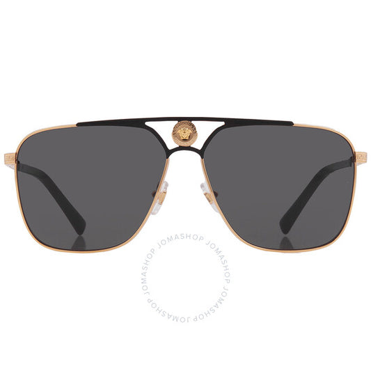 نظارة شمسية فيرساتشي نافيجيتور رمادية للرجال