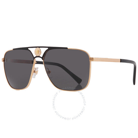 نظارة شمسية فيرساتشي نافيجيتور رمادية للرجال