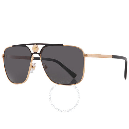 نظارة شمسية فيرساتشي نافيجيتور رمادية للرجال