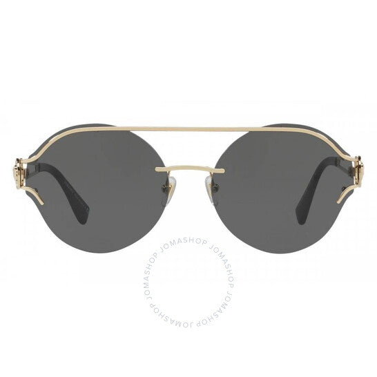 Versace, Grey Pilot Sunglasses