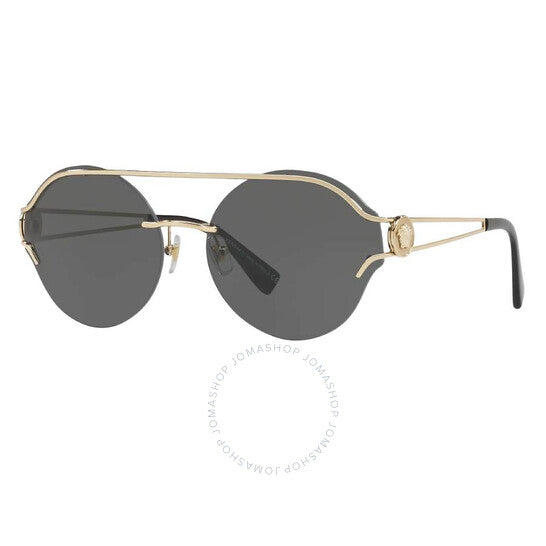 Versace, Grey Pilot Sunglasses