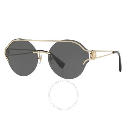 Versace, Grey Pilot Sunglasses