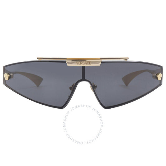 Versace, Grey Shield Ladies Sunglasses