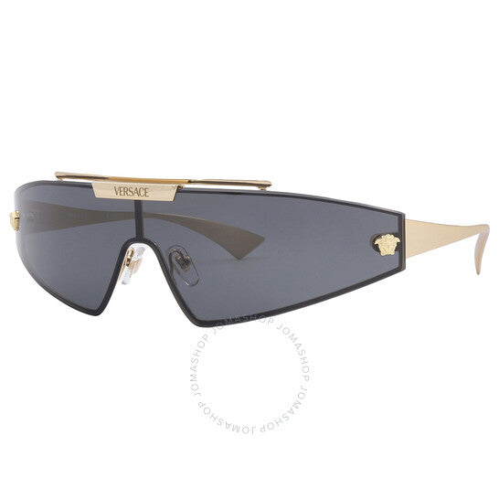 Versace, Grey Shield Ladies Sunglasses