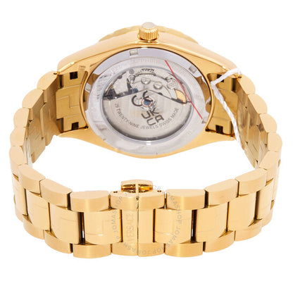 ساعة فيرساتشي هيلينيوم أوتوماتيكية للرجال بمينا أسود