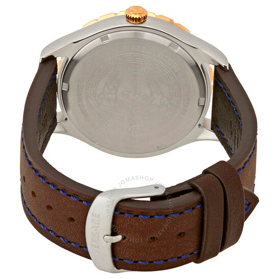 Versace, Hellenyium GMT Blue Dial Men's Watch