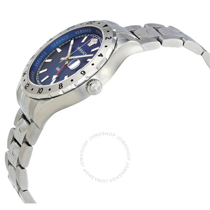 Versace, Hellenyium GMT Blue Dial Men's Watch V1101 0015