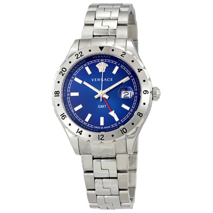 Versace, Hellenyium GMT Blue Dial Men's Watch V1101 0015