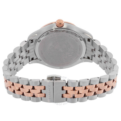 ساعة فيرساتشي هيلينيوم كوارتز نسائية بمينا أخضر