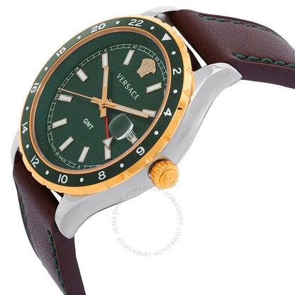 Versace, Hellenyium Quartz Green Dial Men's Watch