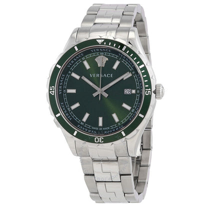 Versace, Hellenyium Quartz Green Dial Men's Watch