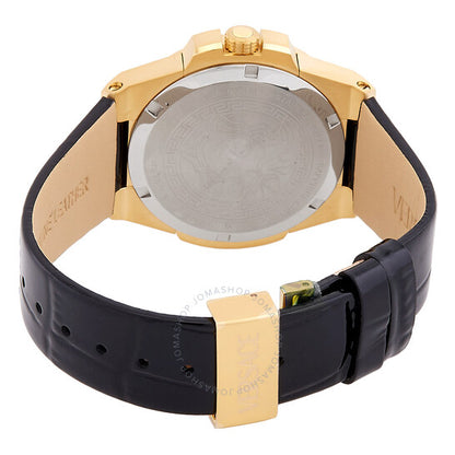 ساعة فيرساتشي هيرا كوارتز نسائية بمينا أسود