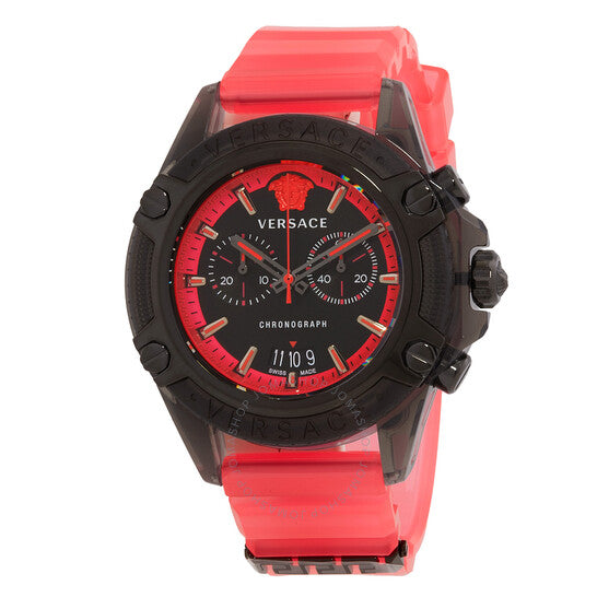 Versace, Icon Active Chronograph Quartz Black Dial Men's Watch