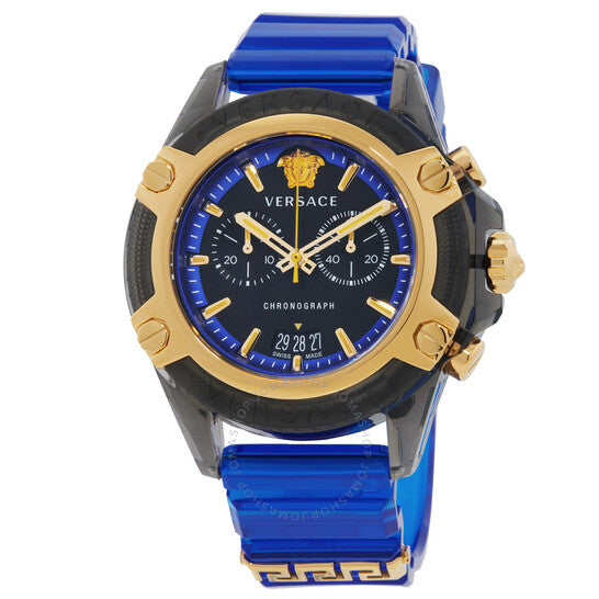Versace, Icon Active Chronograph Quartz Black Dial Men's Watch