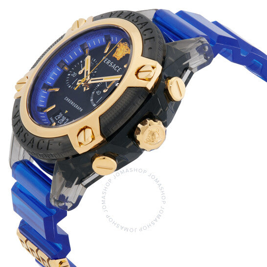 Versace, Icon Active Chronograph Quartz Black Dial Men's Watch